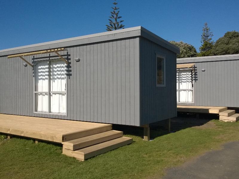 Fitzroy Beach Holiday Park 뉴플리머스 외부 사진