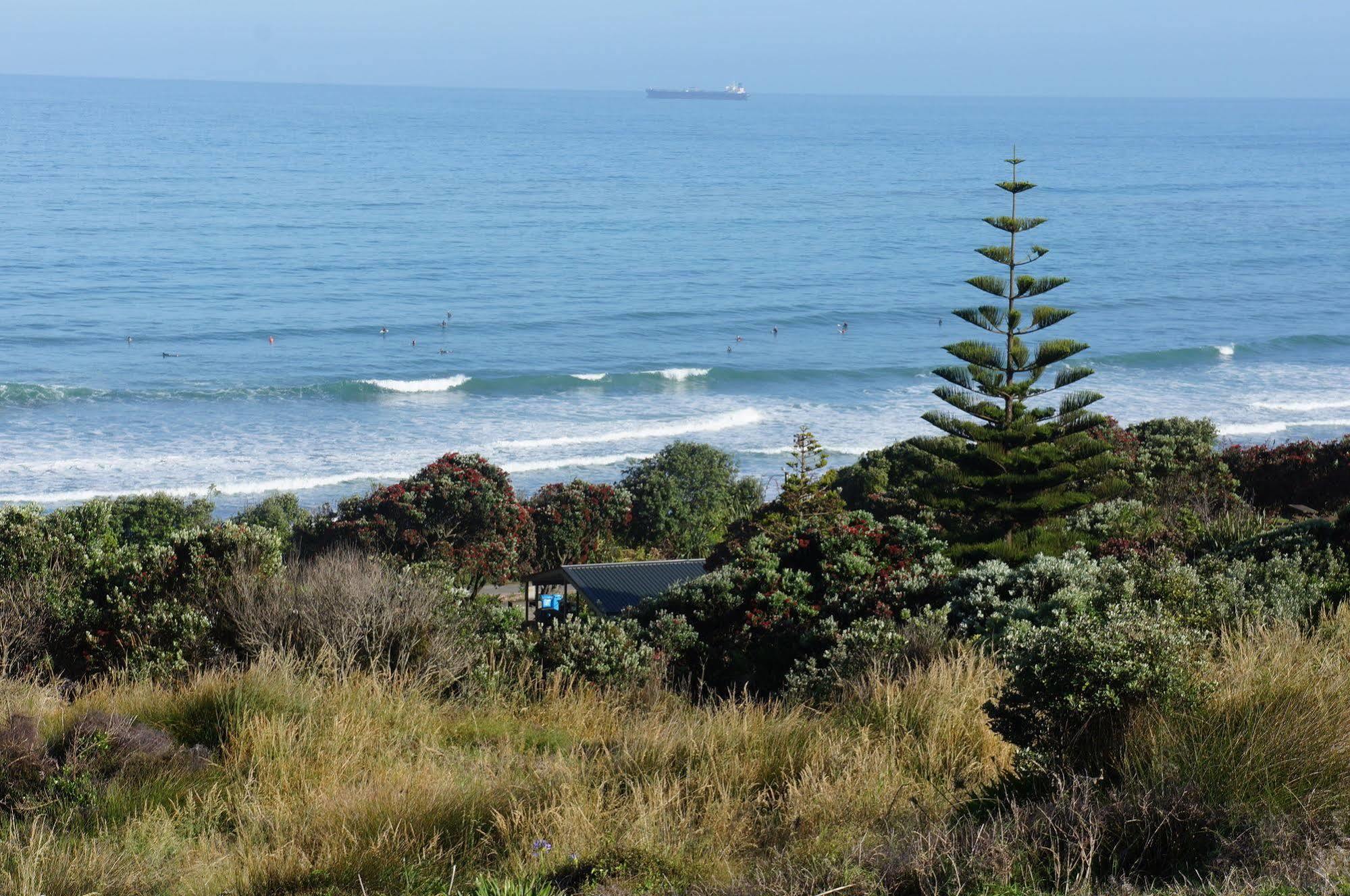 Fitzroy Beach Holiday Park 뉴플리머스 외부 사진